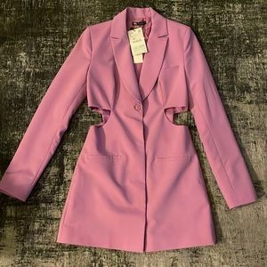Zara Purple Blazer Dress